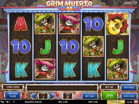 Play Grim Muerto Slot Machine Free or For Real Money.